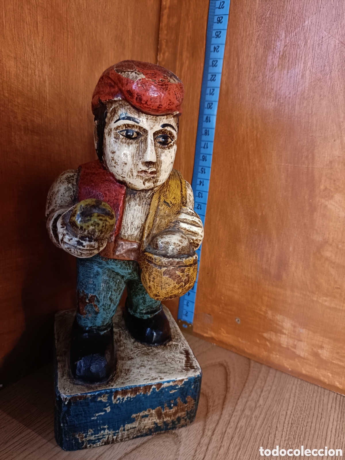 Arte: Figura policromada, melonero - Foto 1