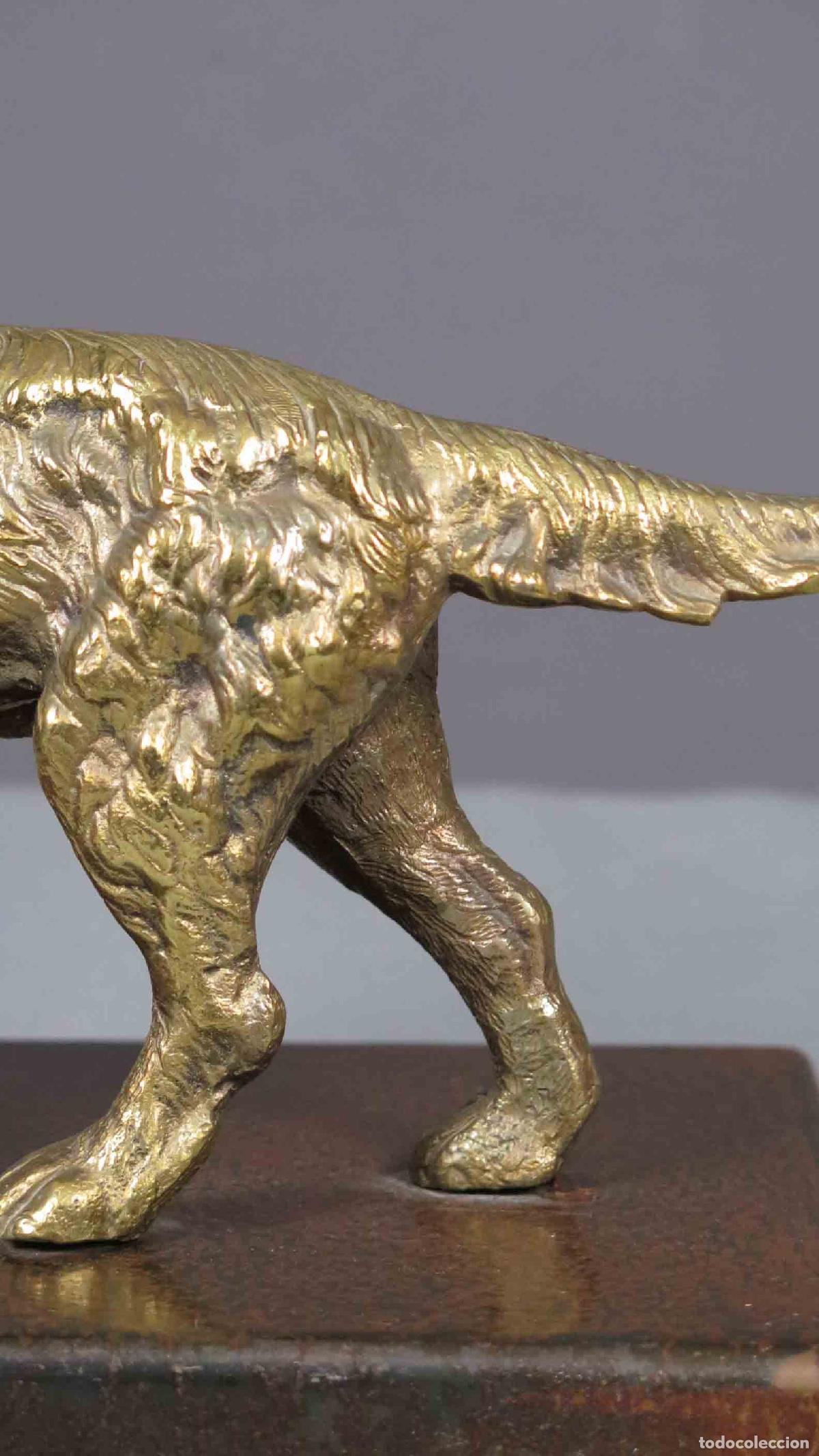 Arte: SETTER. BRONCE. HACIA 1950 - Foto 3