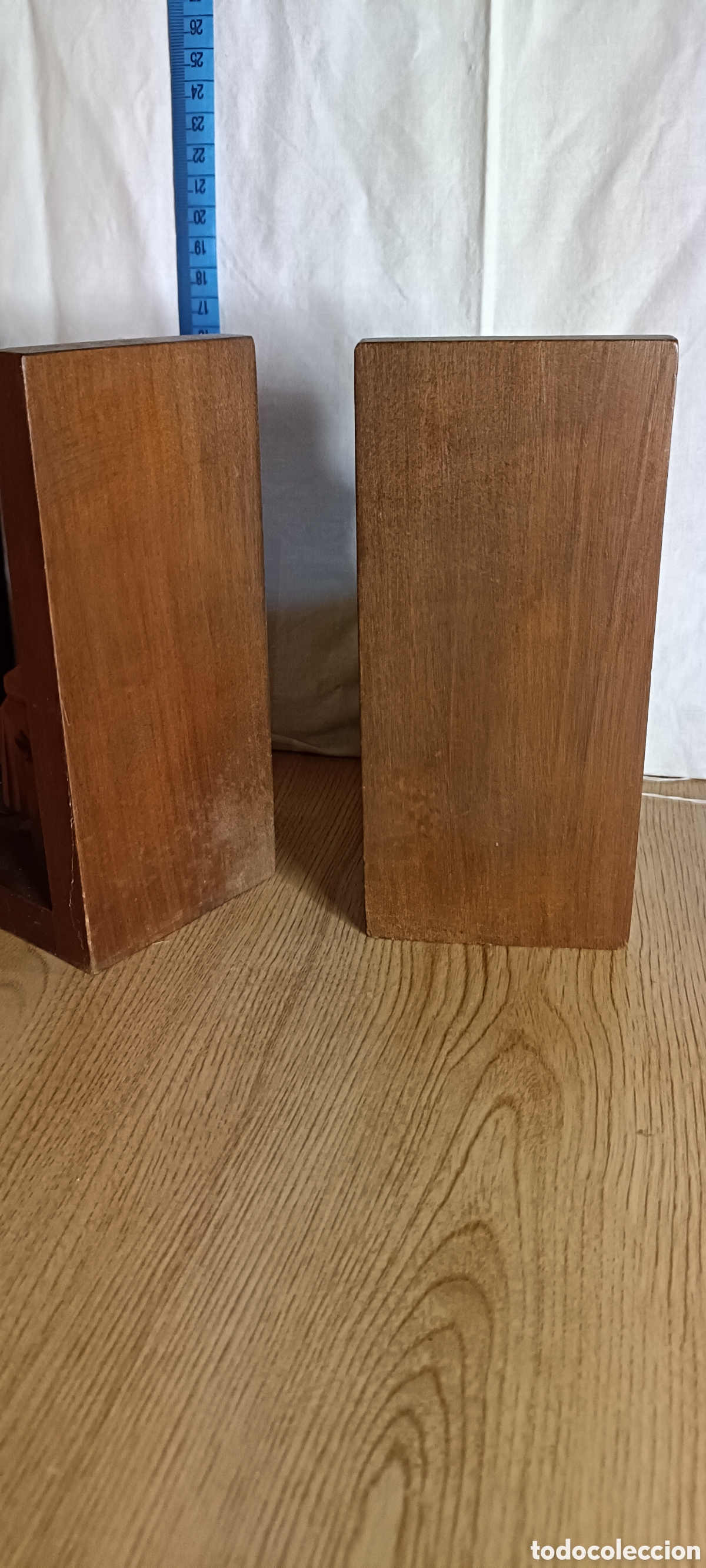 Arte: Sujetalibros madera abuelos - Foto 6