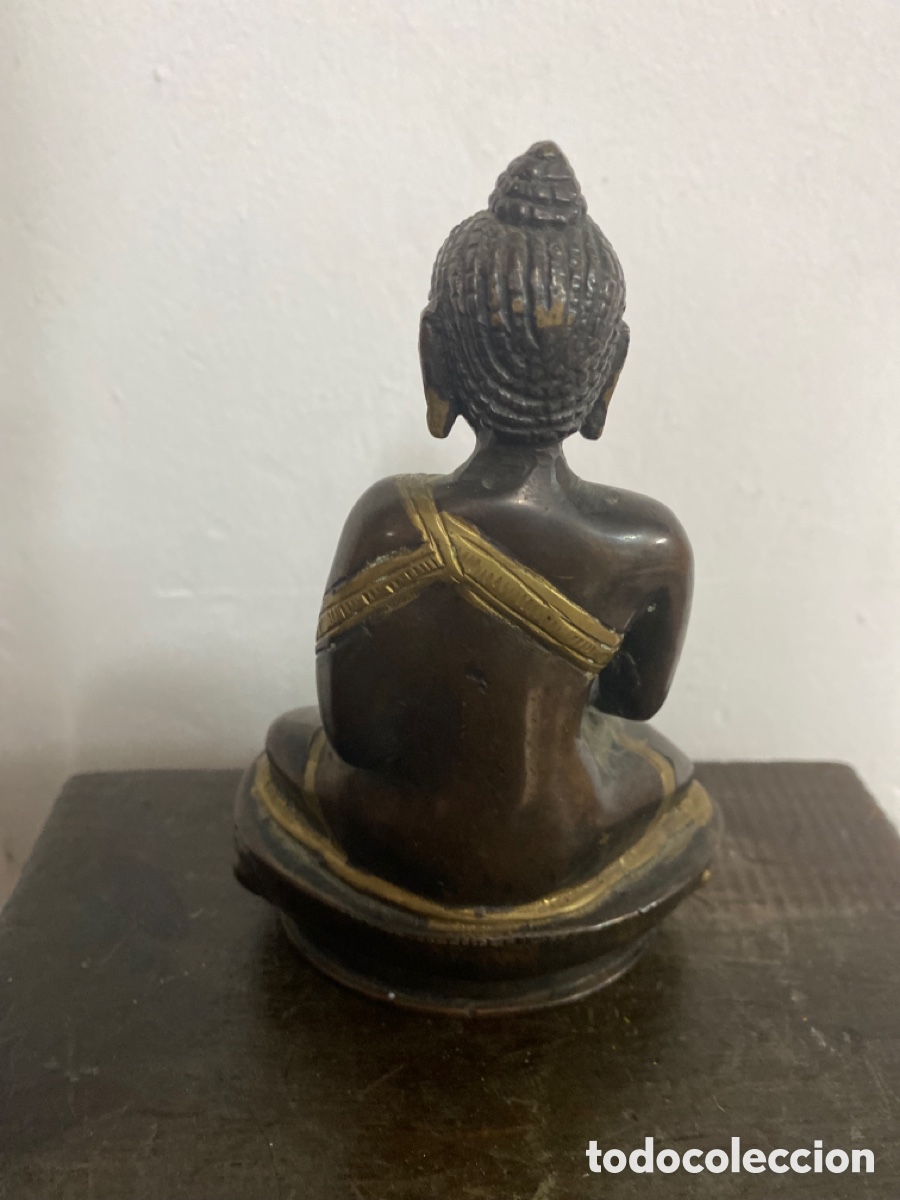Arte: Buda de bronce de 15x10cm. - Foto 3