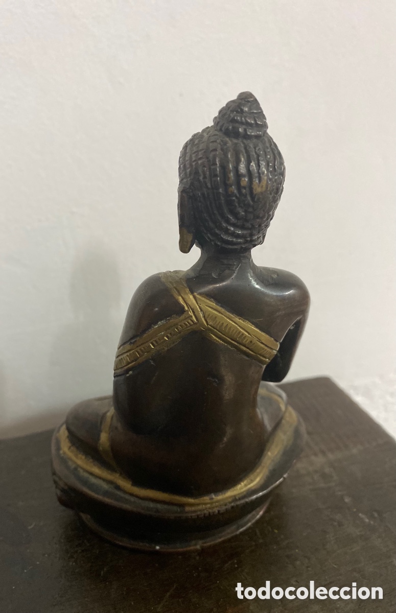 Arte: Buda de bronce de 15x10cm. - Foto 6