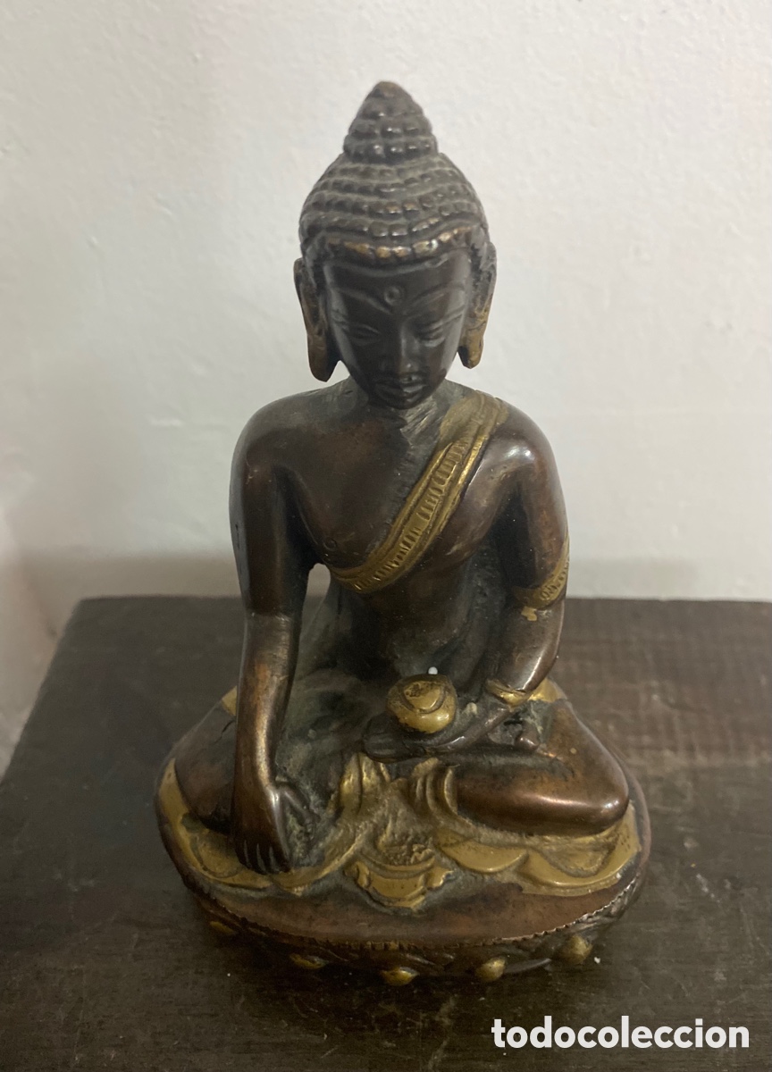 Arte: Buda de bronce de 15x10cm. - Foto 8