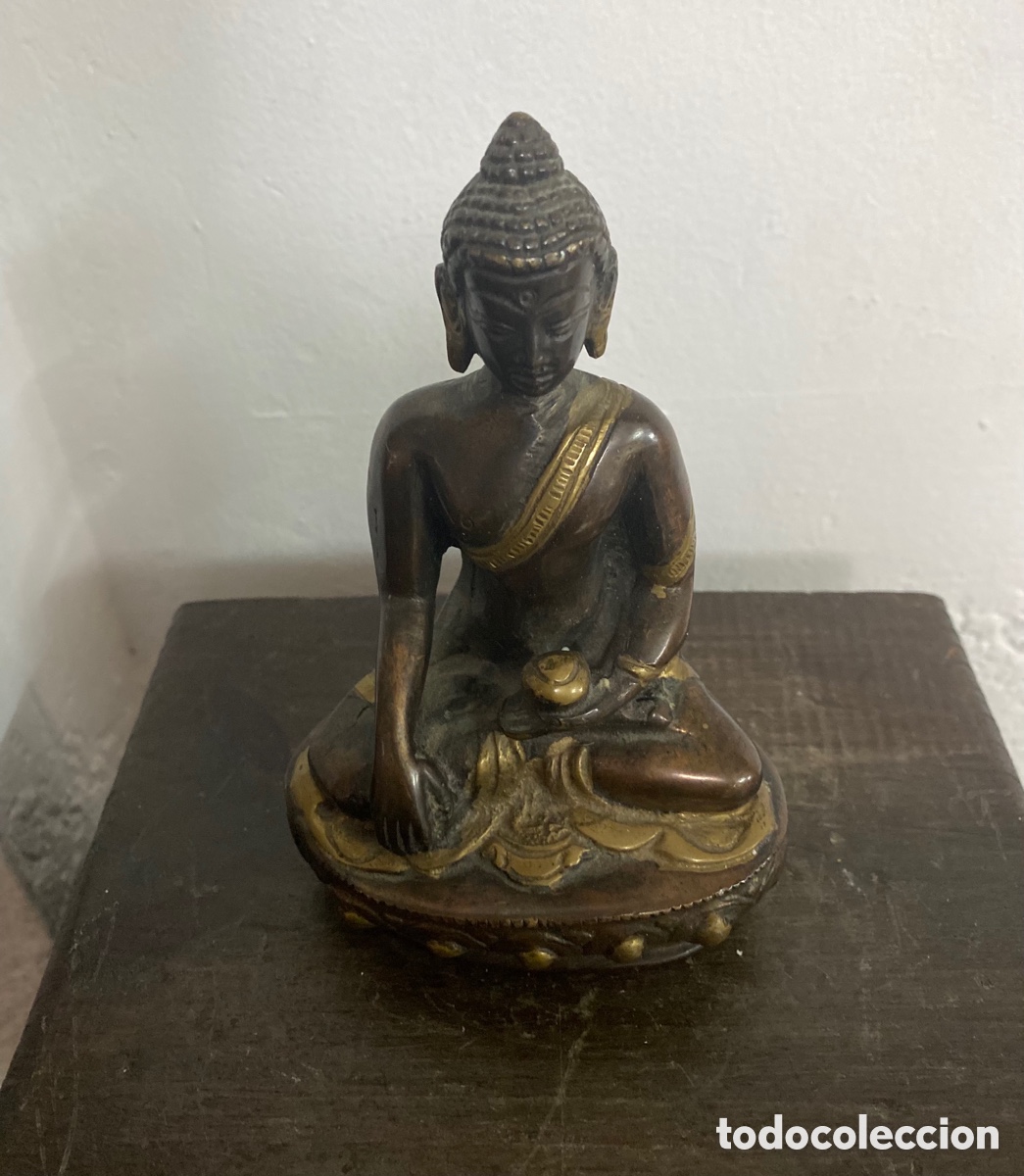 Arte: Buda de bronce de 15x10cm. - Foto 9