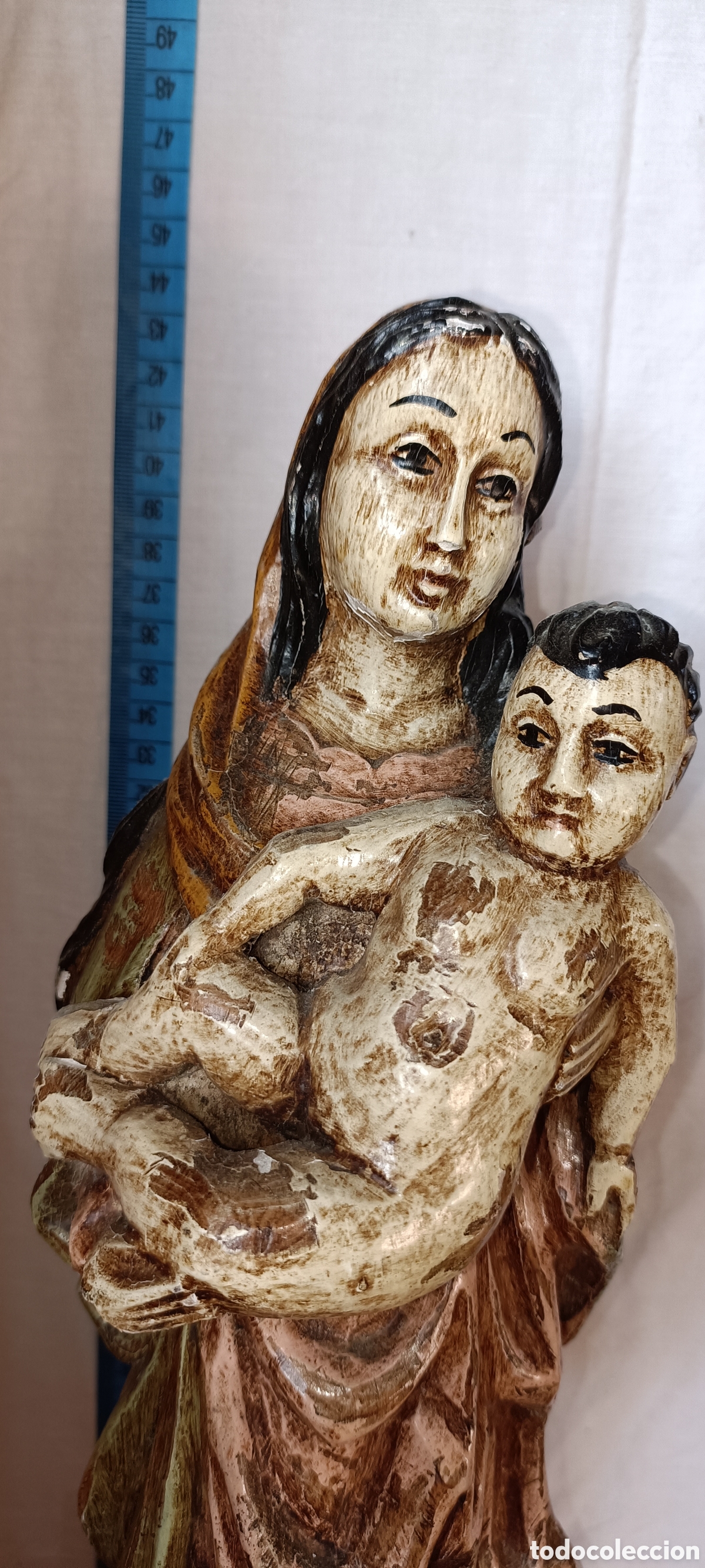 Arte: Inmaculada madera policromada - Foto 7