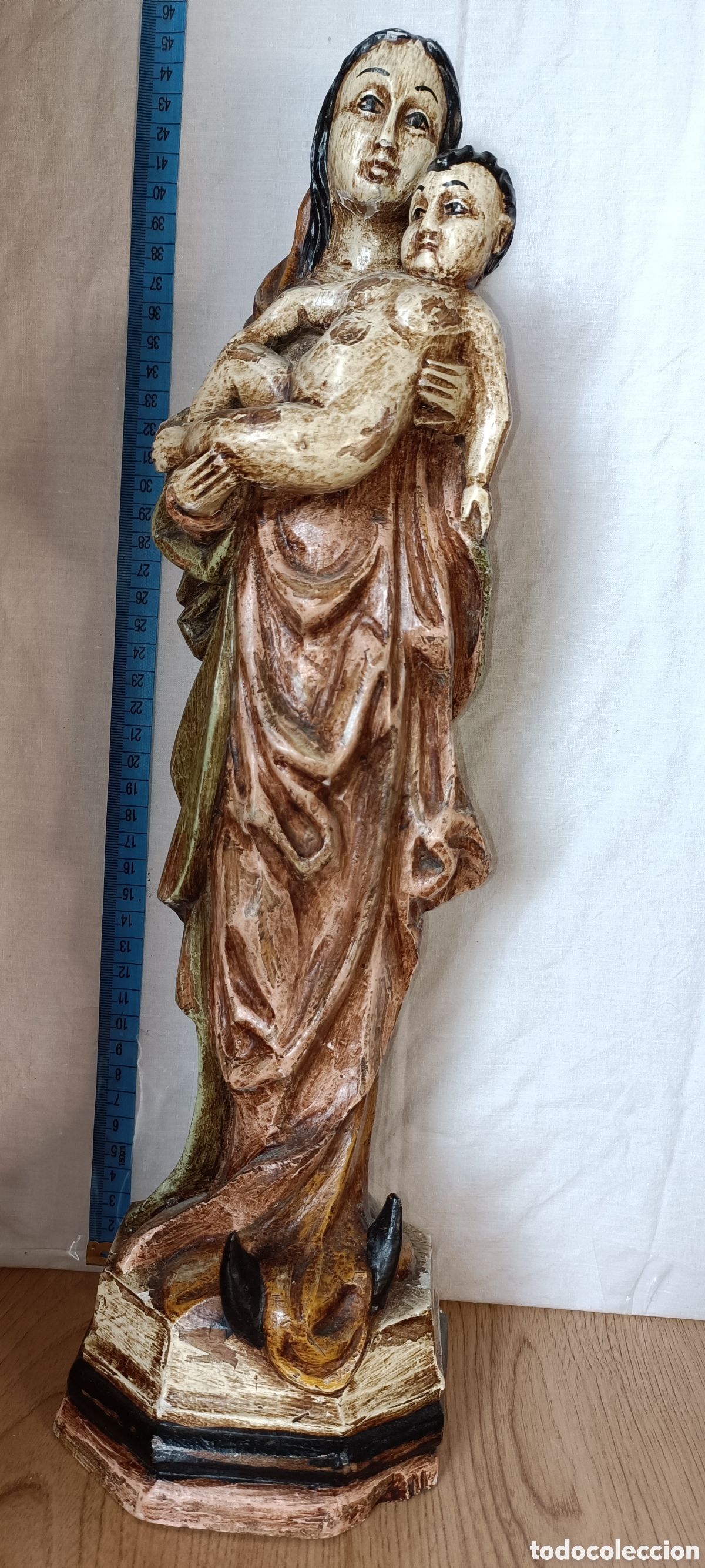 Arte: Inmaculada madera policromada - Foto 1