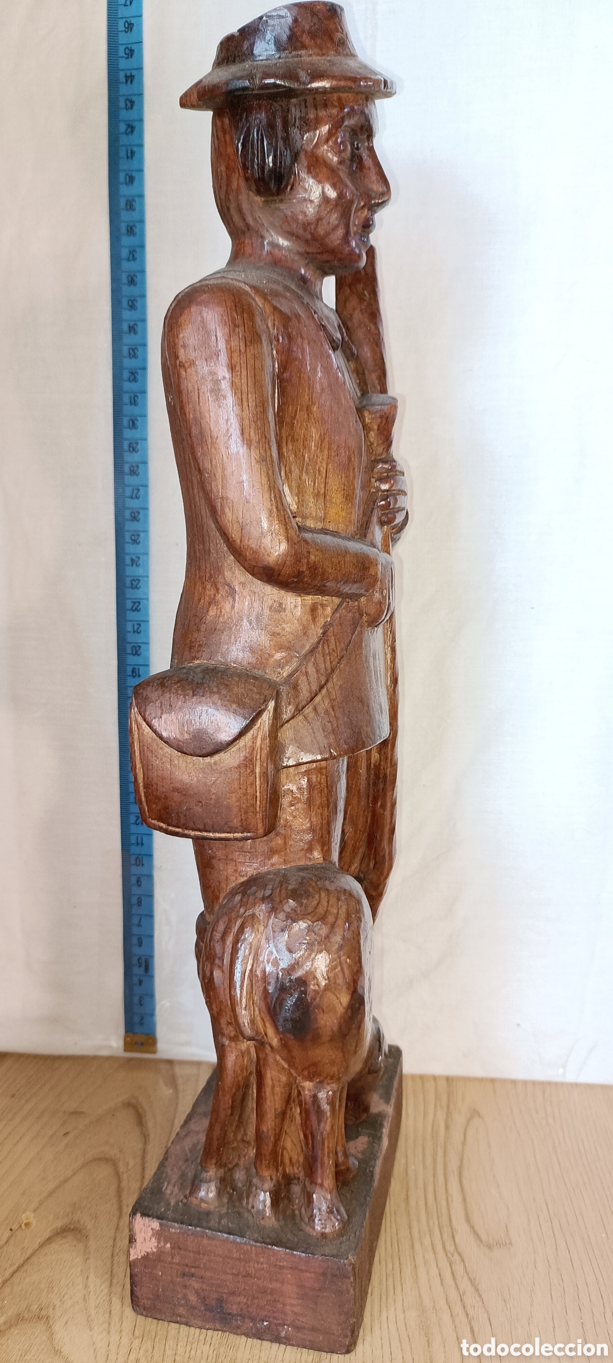 Arte: Figura madera pastor - Foto 4