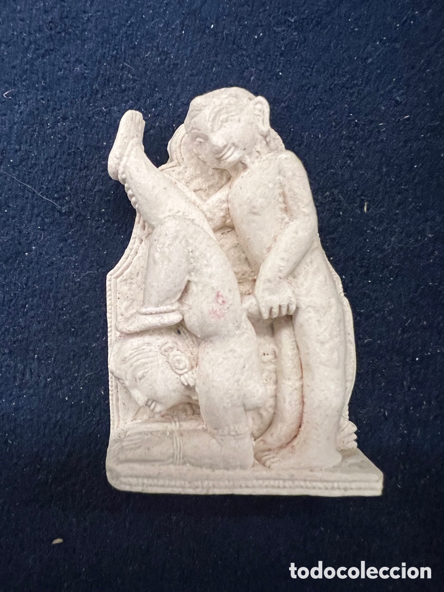 cuadro con 7 esculturas del kamasutra. origen i - Buy Antique stone  sculptures on todocoleccion