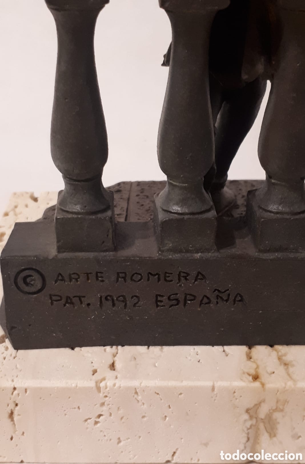 Arte: Chica apoyada en la balaustrada - Foto 3