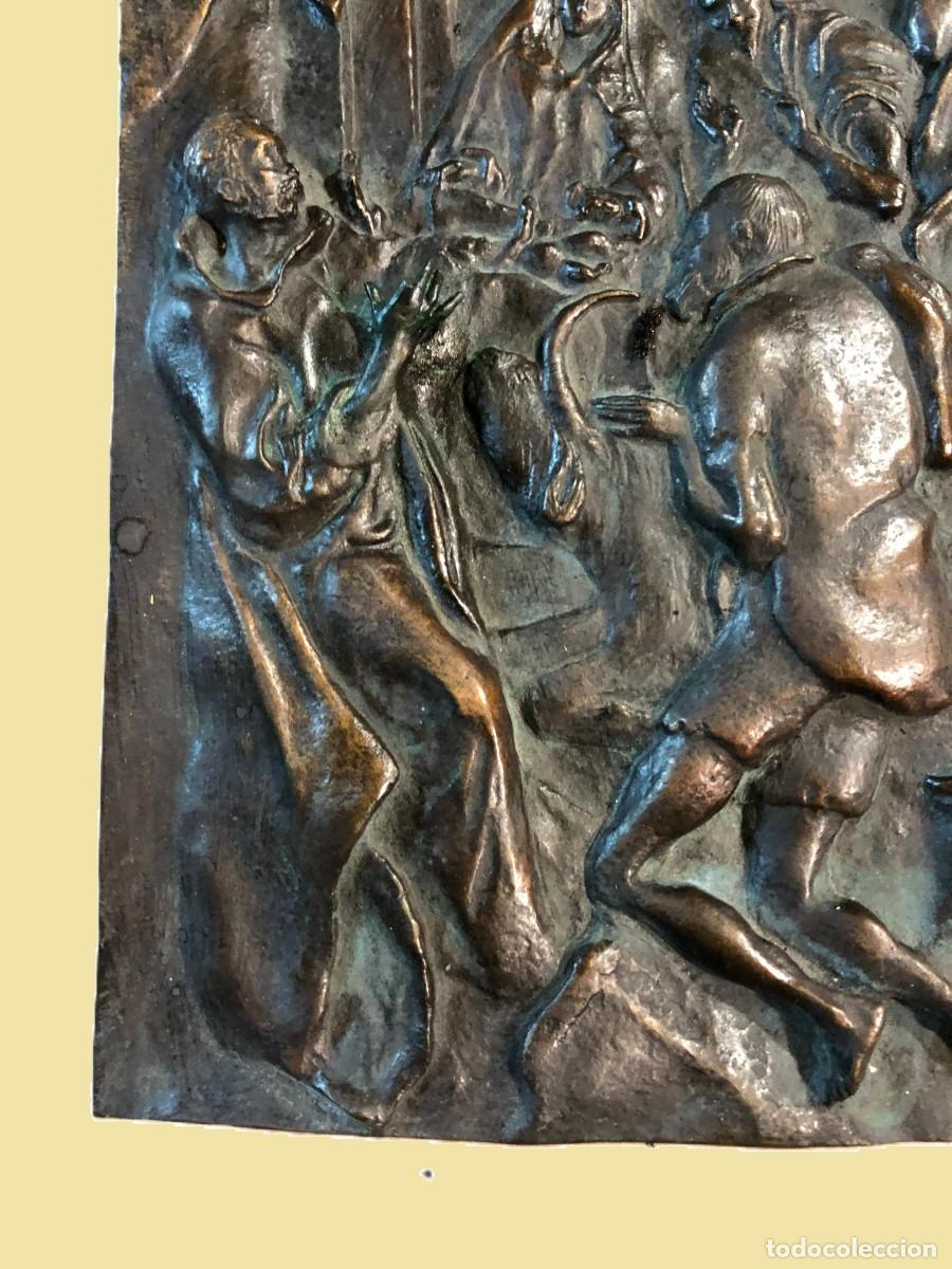 Arte: relieve en bronce que representa la natividad del greco - Foto 3