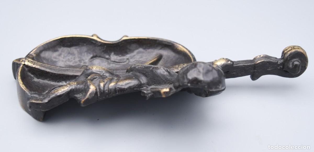 Arte: Pisapapeles con &aacute;ngel - Bronce - Foto 5
