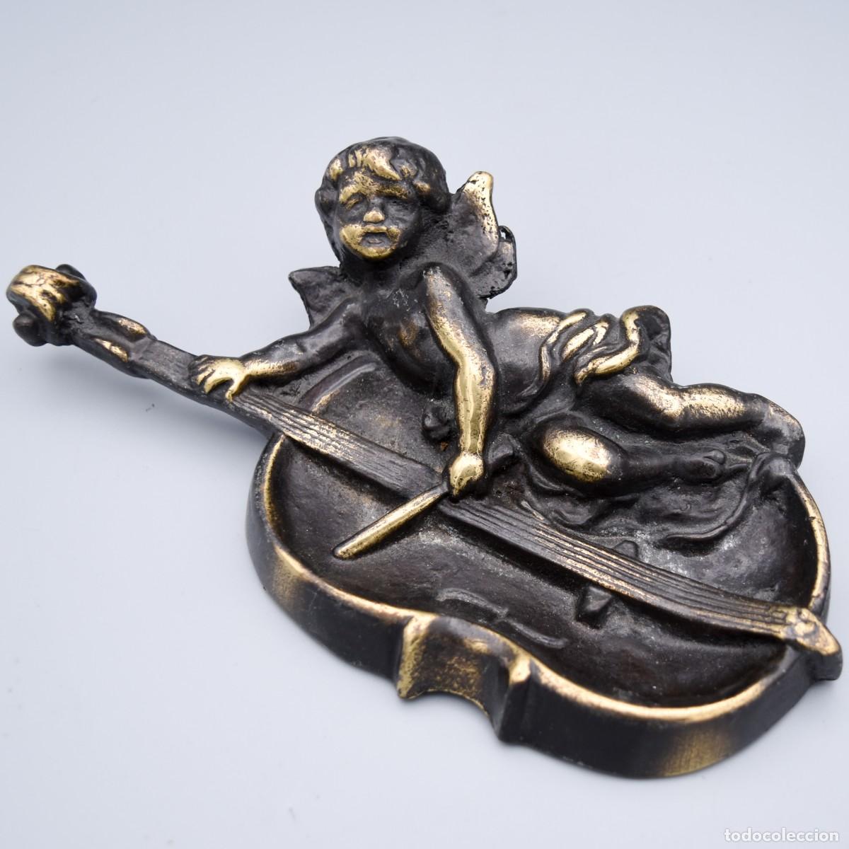 Arte: Pisapapeles con &aacute;ngel - Bronce - Foto 6