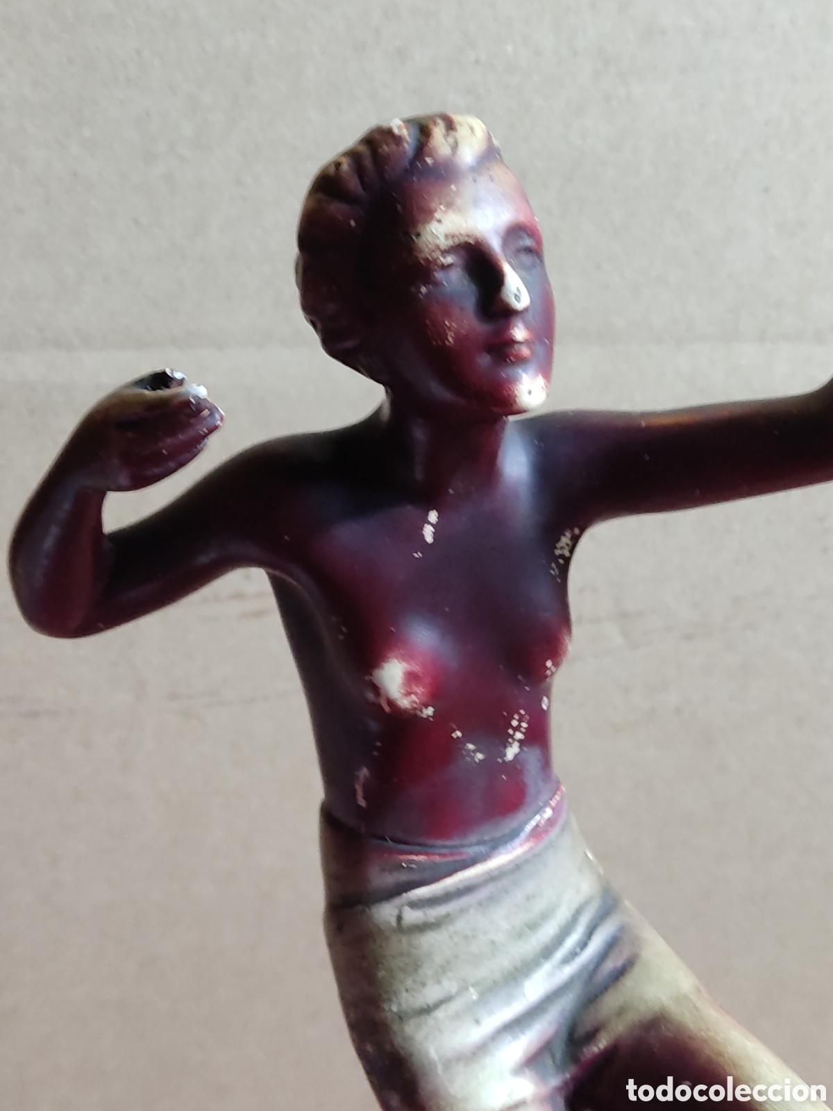 Arte: Bailarina bronce art deco - Foto 2
