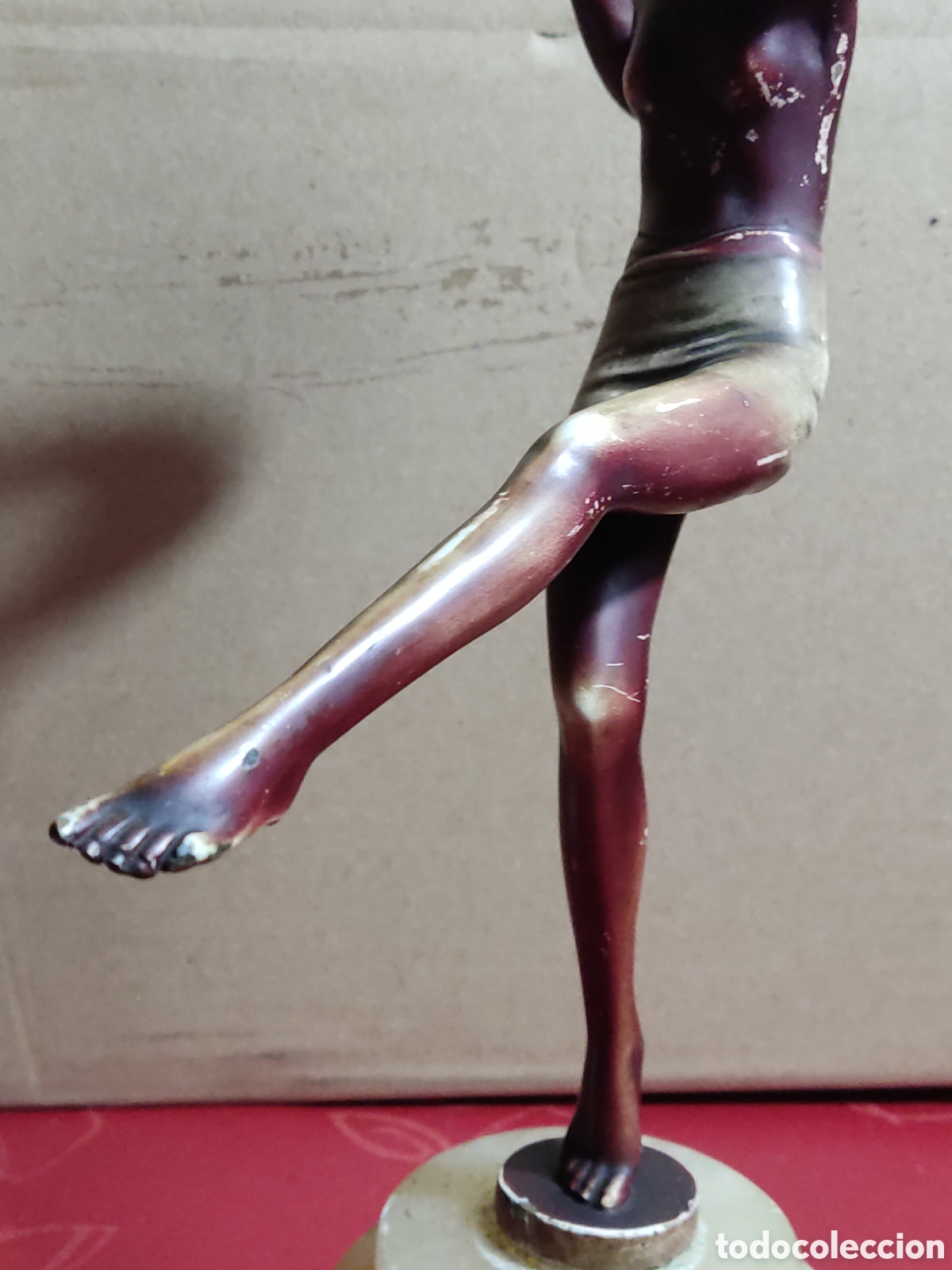 Arte: Bailarina bronce art deco - Foto 4