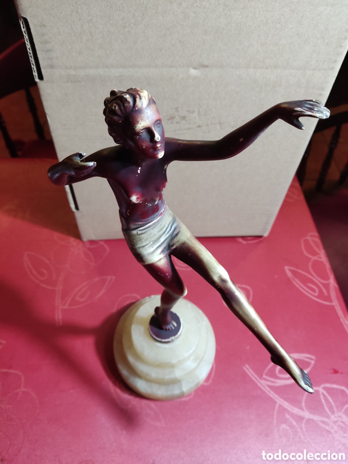 Arte: Bailarina bronce art deco - Foto 6