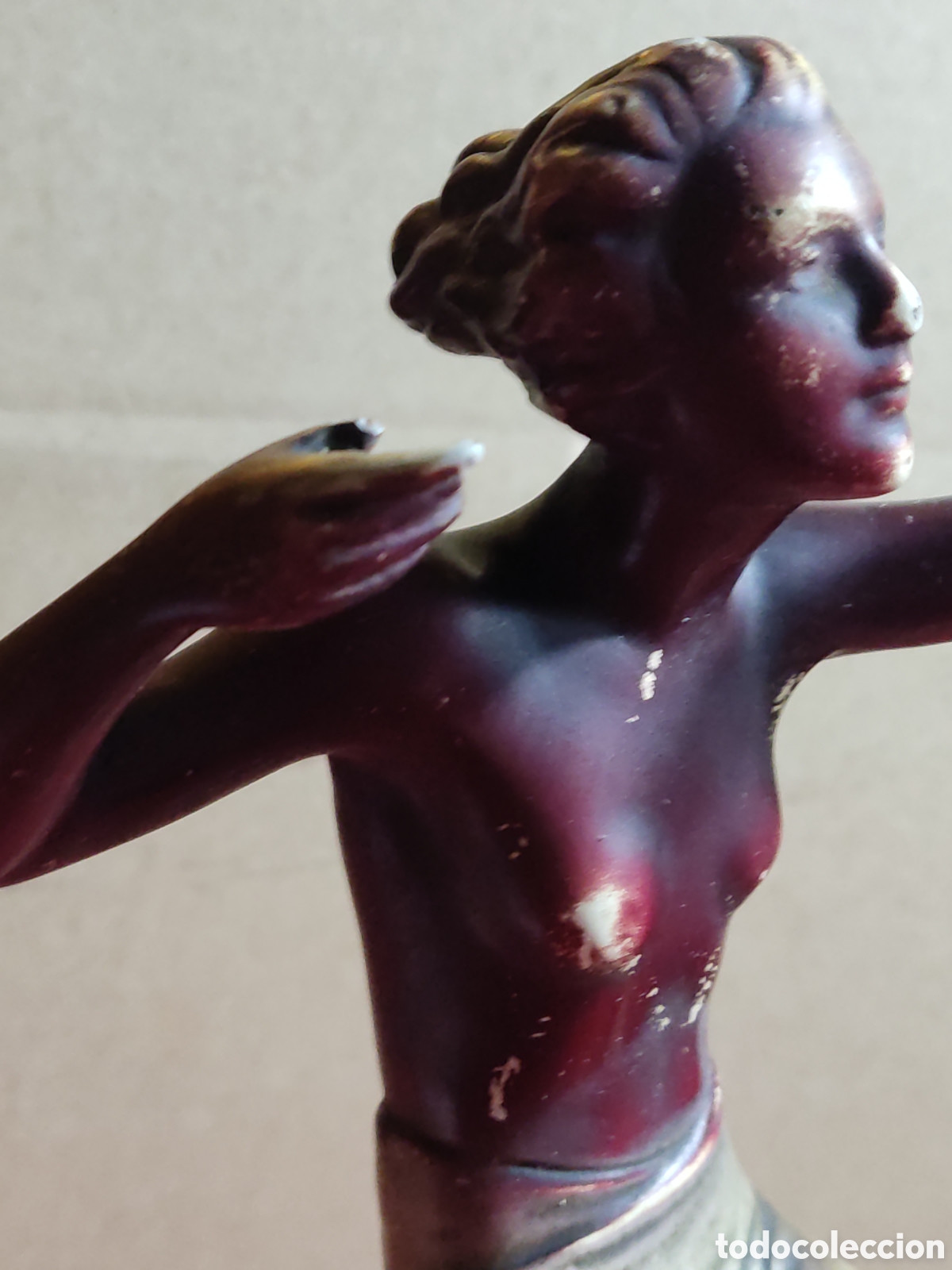 Arte: Bailarina bronce art deco - Foto 7