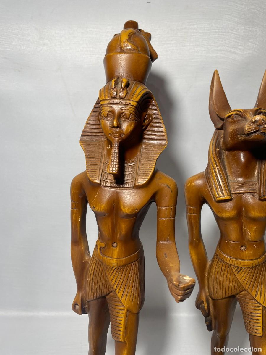 Arte: FIGURAS EGIPCIAS - ANUBIS Y RAMSES - Foto 3