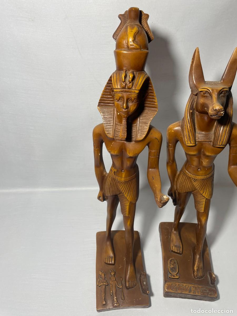 Arte: FIGURAS EGIPCIAS - ANUBIS Y RAMSES - Foto 4