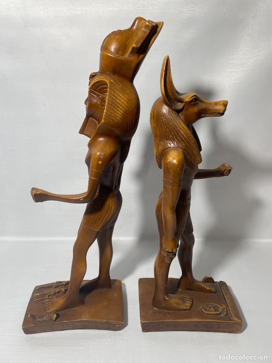 Arte: FIGURAS EGIPCIAS - ANUBIS Y RAMSES - Foto 5