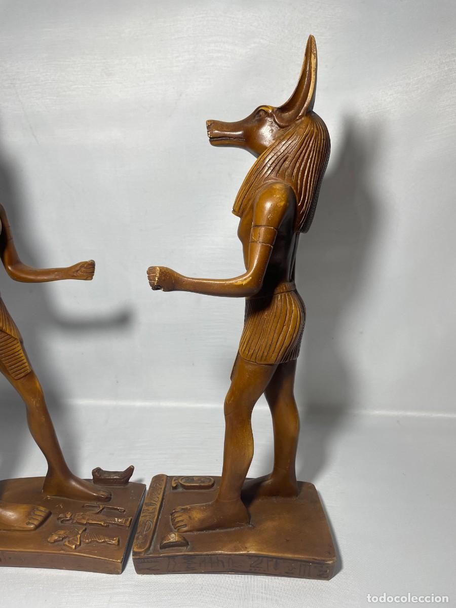 Arte: FIGURAS EGIPCIAS - ANUBIS Y RAMSES - Foto 6