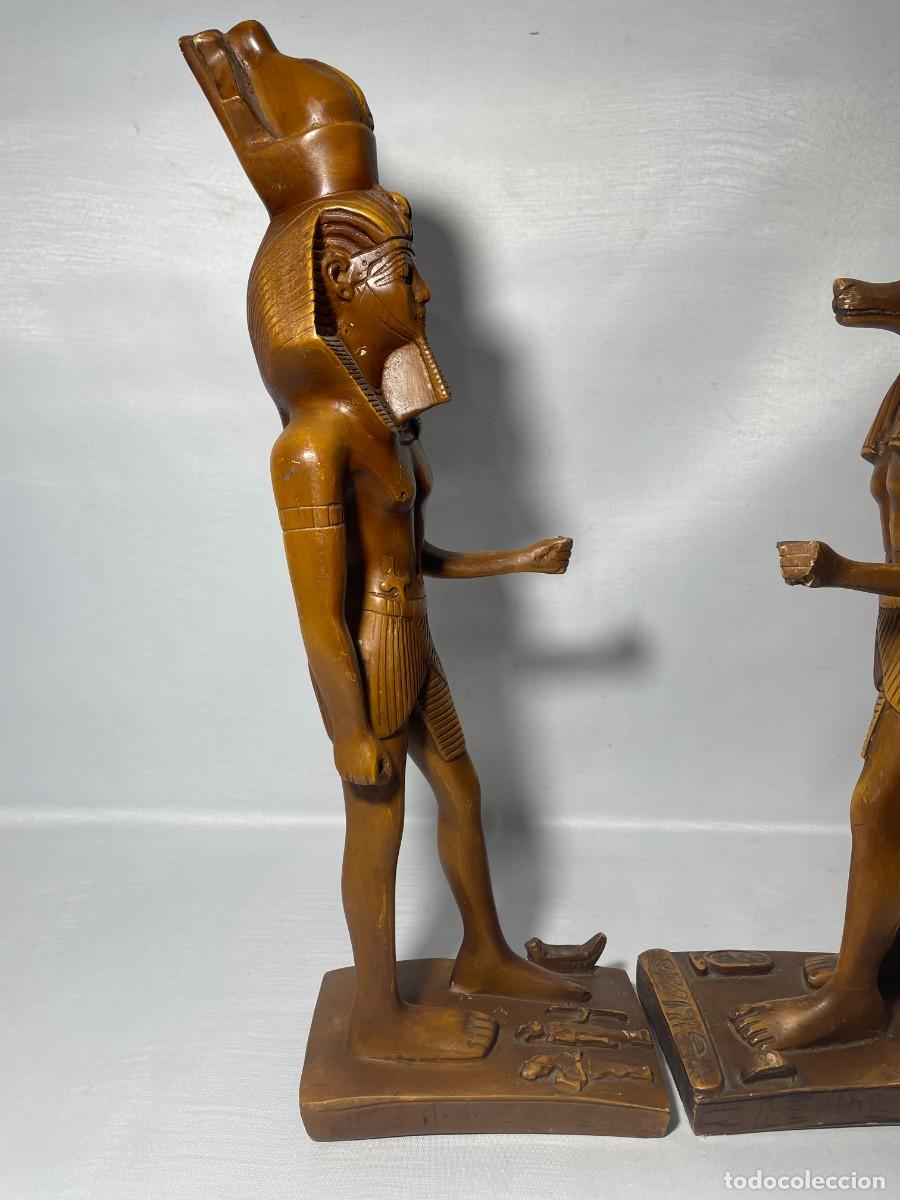Arte: FIGURAS EGIPCIAS - ANUBIS Y RAMSES - Foto 7