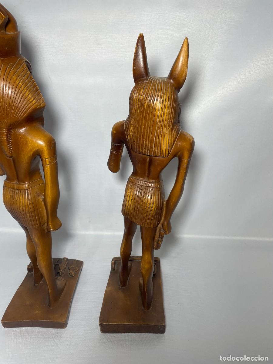 Arte: FIGURAS EGIPCIAS - ANUBIS Y RAMSES - Foto 9