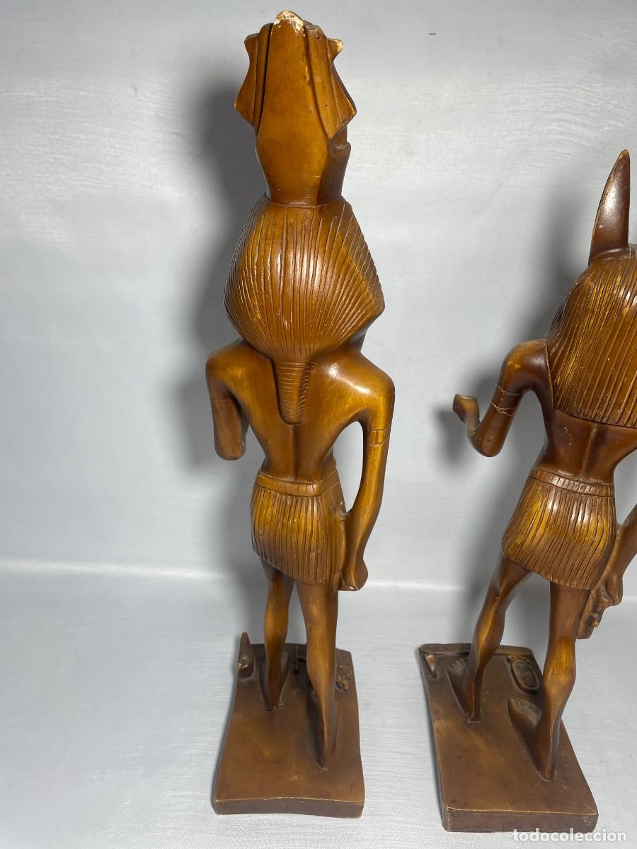 Arte: FIGURAS EGIPCIAS - ANUBIS Y RAMSES - Foto 10