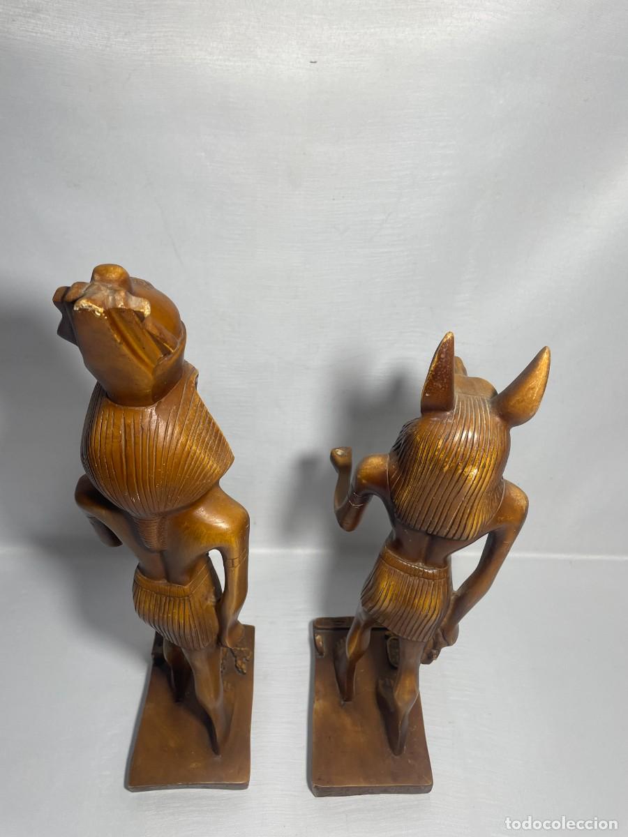 Arte: FIGURAS EGIPCIAS - ANUBIS Y RAMSES - Foto 11