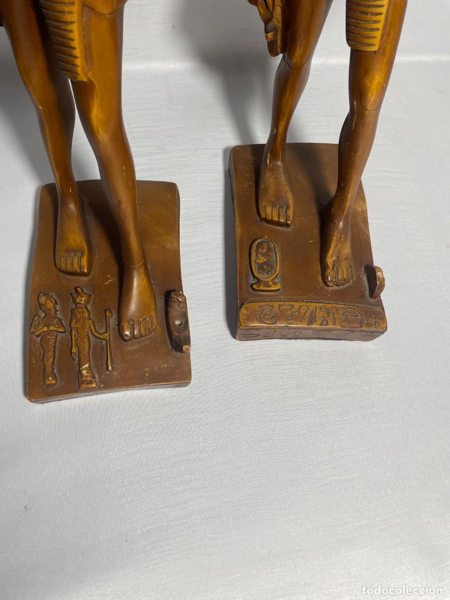 Arte: FIGURAS EGIPCIAS - ANUBIS Y RAMSES - Foto 12