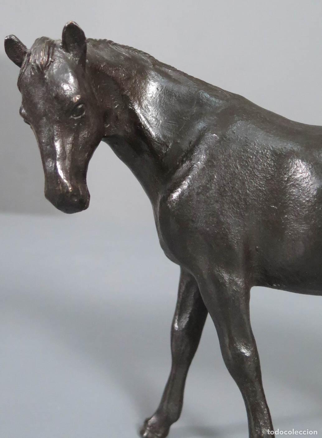 Arte: CABALLO DE BRONCE. HACIA 1950 - Foto 2