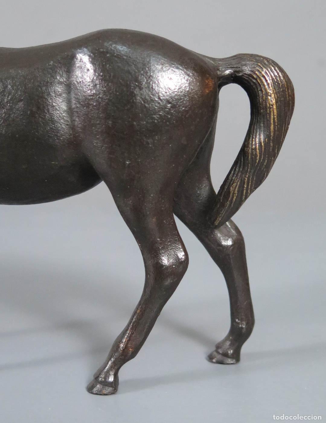 Arte: CABALLO DE BRONCE. HACIA 1950 - Foto 3
