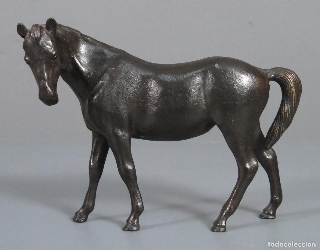 Arte: CABALLO DE BRONCE. HACIA 1950 - Foto 1