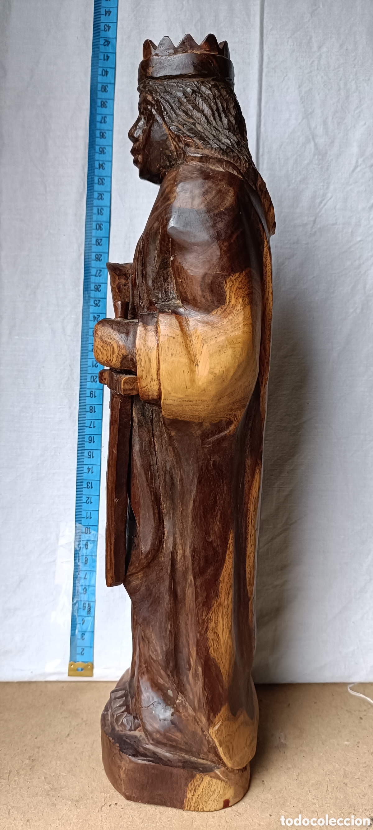 Arte: Santa barbara madera - Foto 3