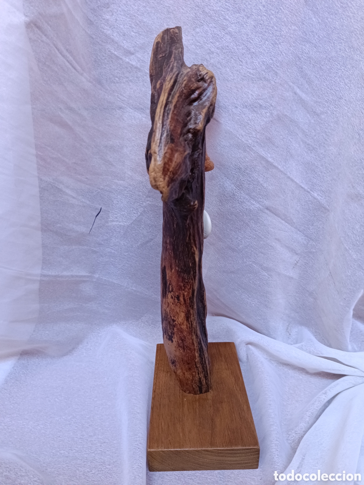 Arte: Escultura madera tronco - Foto 3