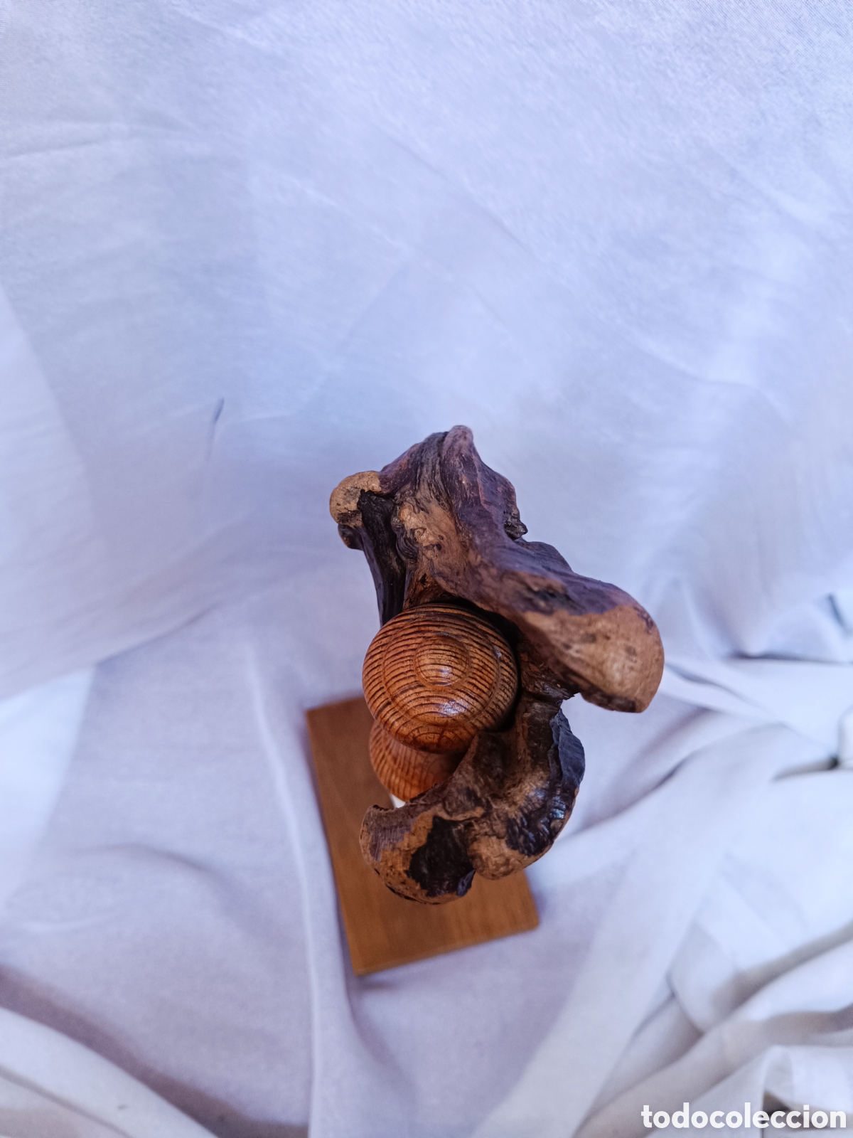 Arte: Escultura madera tronco - Foto 6