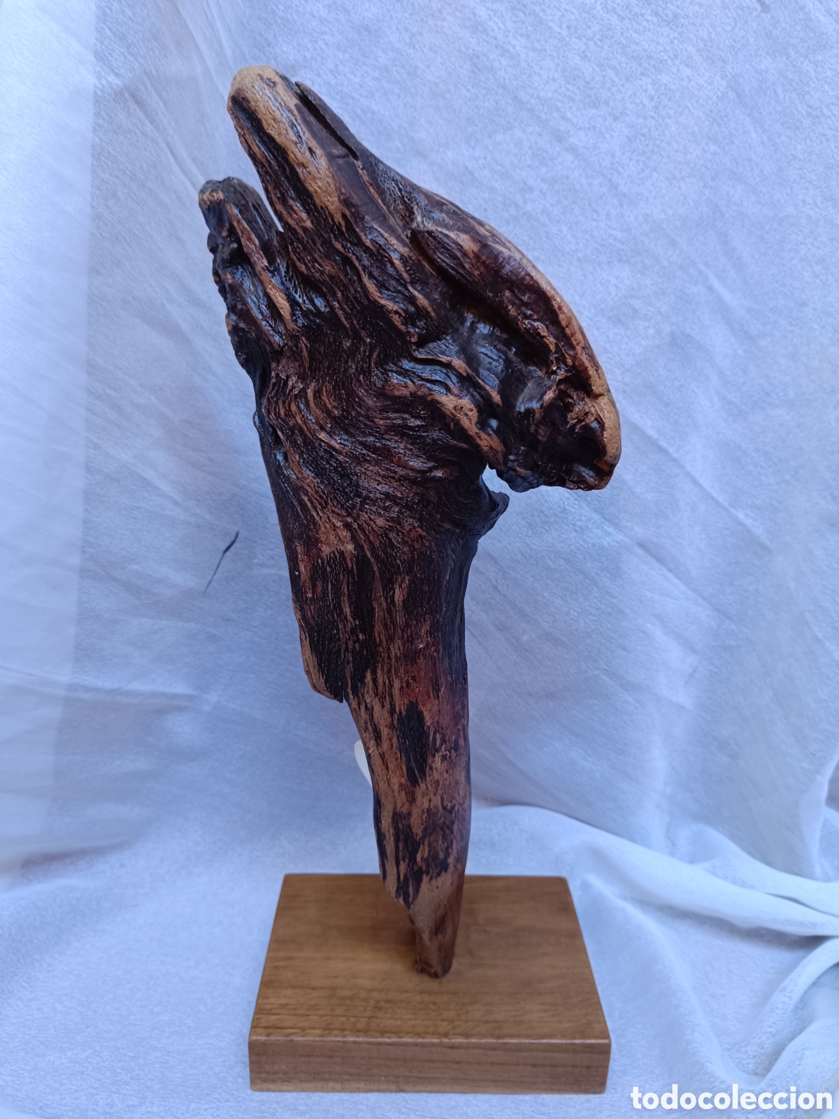 Arte: Escultura madera tronco - Foto 4