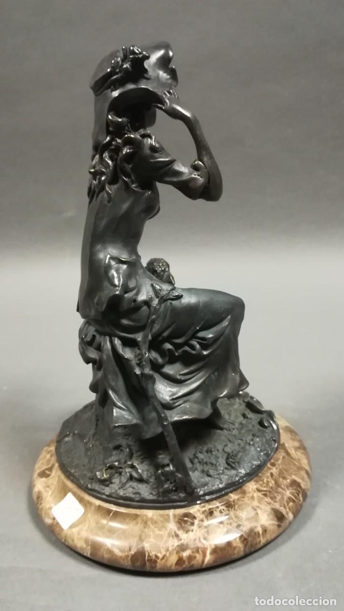 Arte: FIGURA MUJER SOBRE BASE DE M&Aacute;RMOL - Foto 3