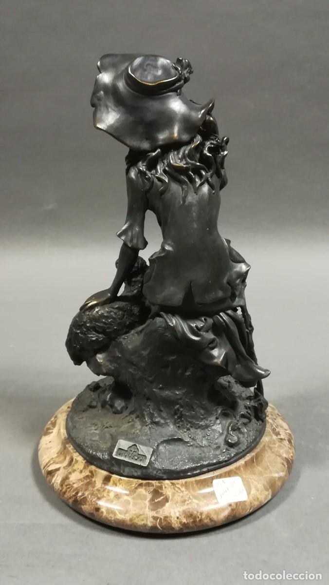 Arte: FIGURA MUJER SOBRE BASE DE M&Aacute;RMOL - Foto 4