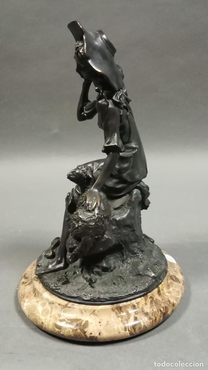 Arte: FIGURA MUJER SOBRE BASE DE M&Aacute;RMOL - Foto 5