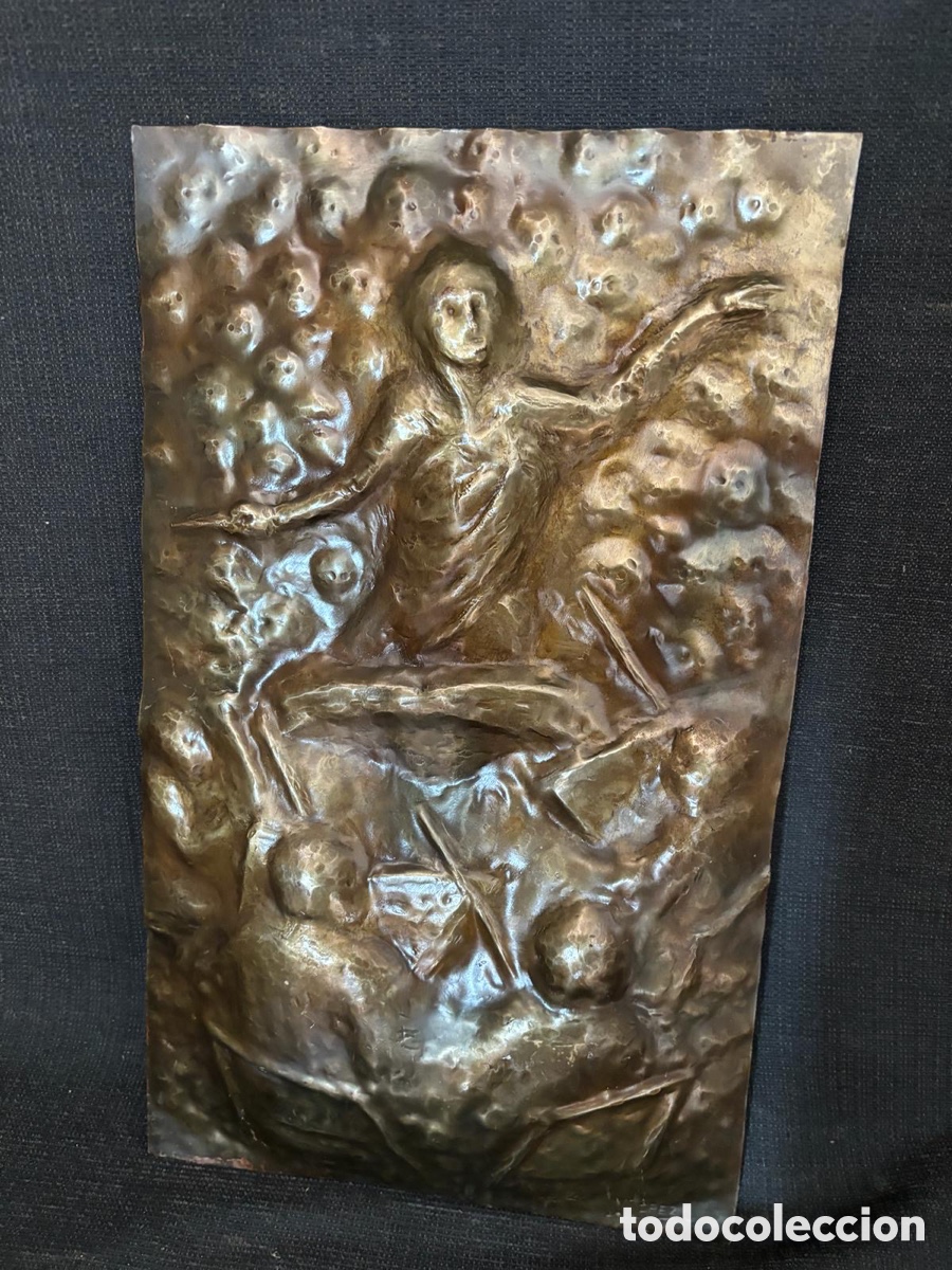 Arte: Placa de bronce de Manuel L&oacute;pez Garc&iacute;a - Foto 2