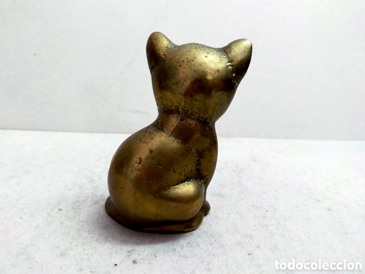 Arte: GATO, GATITO, DE BRONCE. - Foto 3