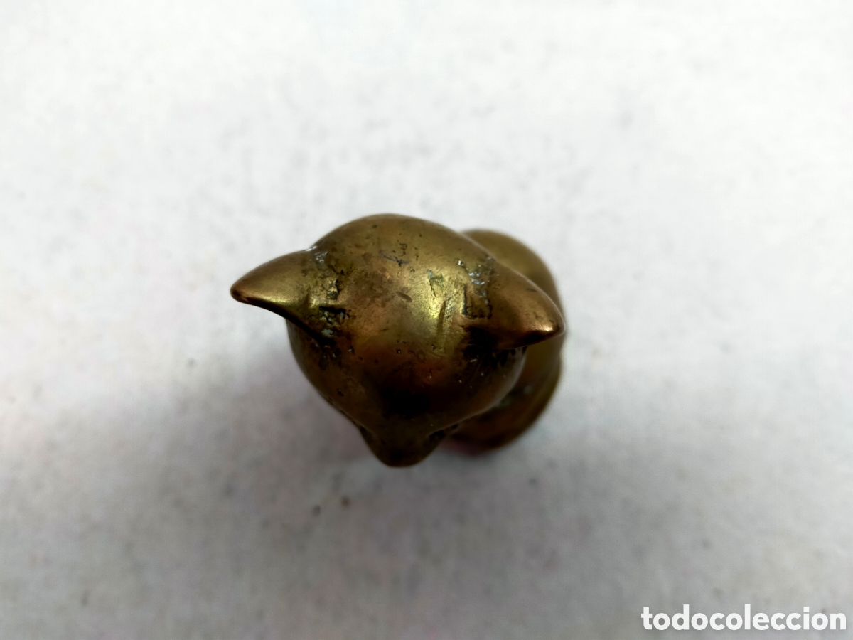 Arte: GATO, GATITO, DE BRONCE. - Foto 7