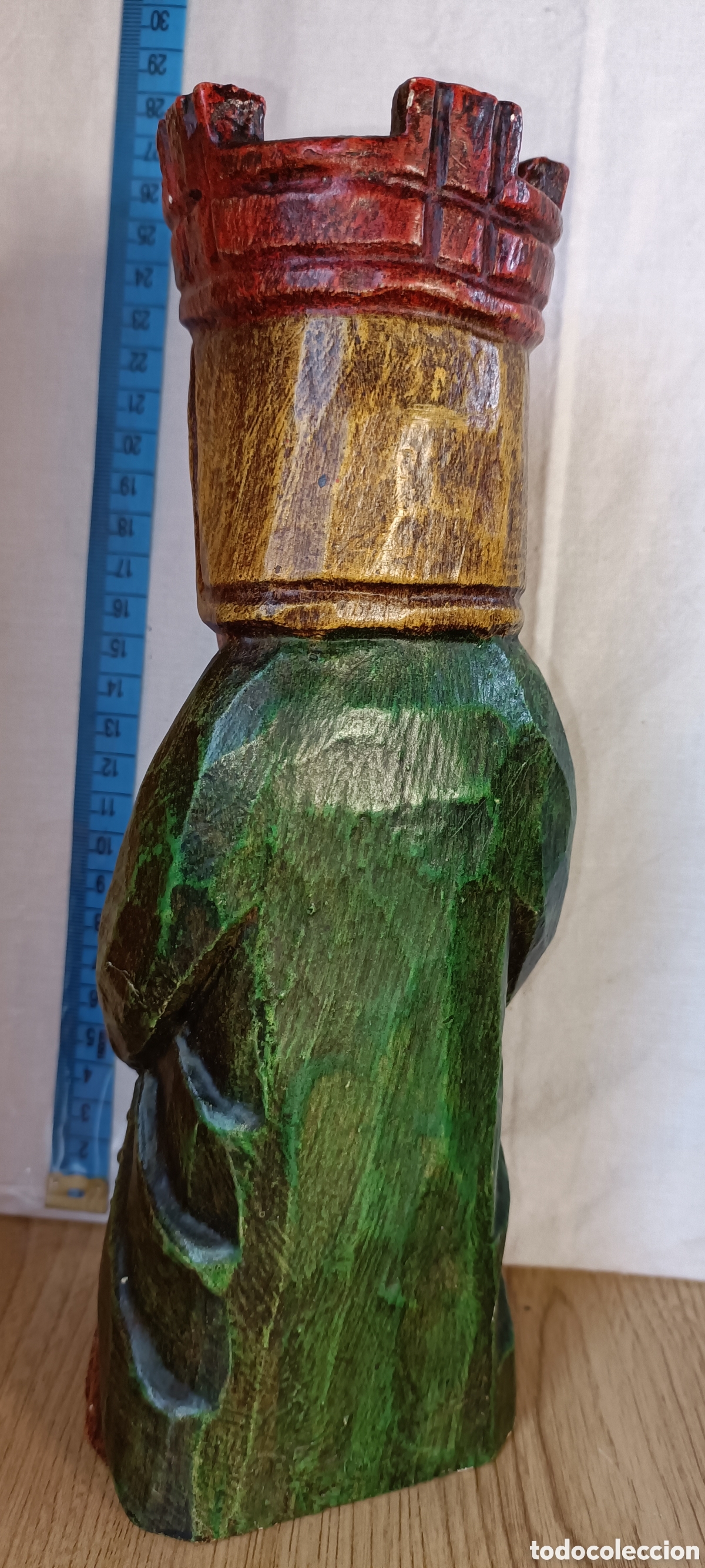 Arte: Figura madera policromada - Foto 2