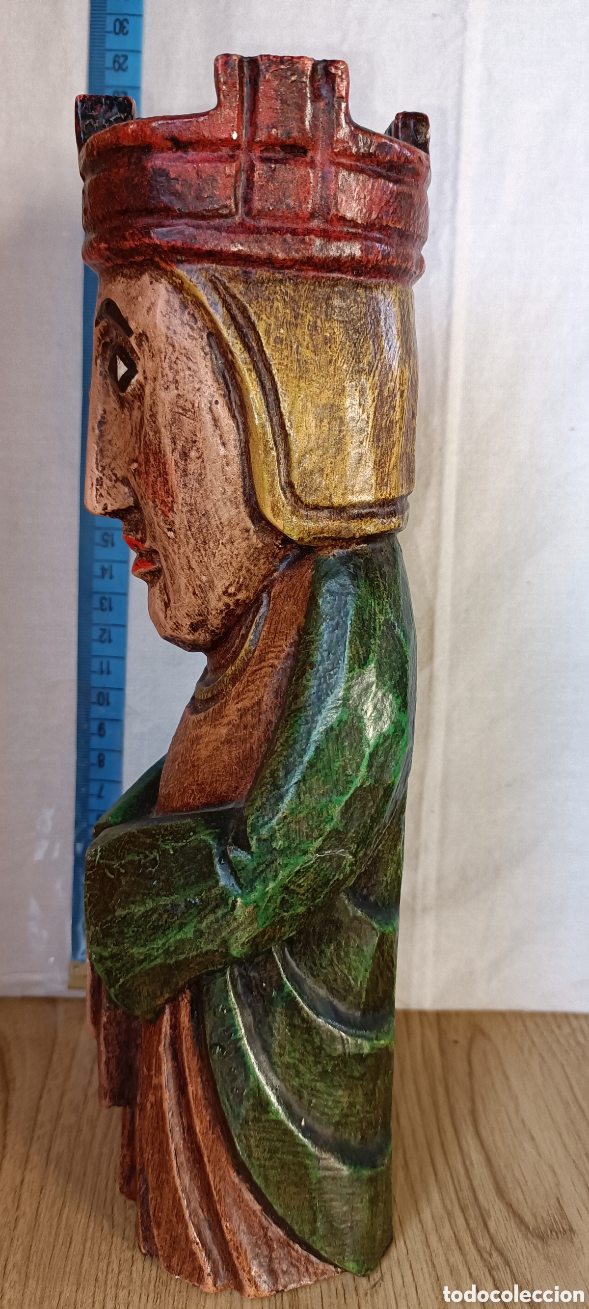 Arte: Figura madera policromada - Foto 3