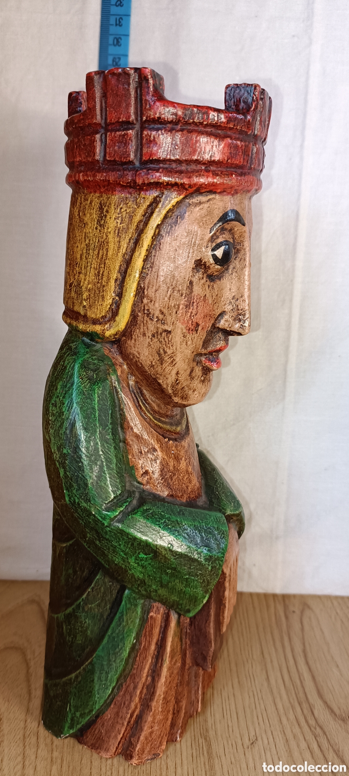 Arte: Figura madera policromada - Foto 4