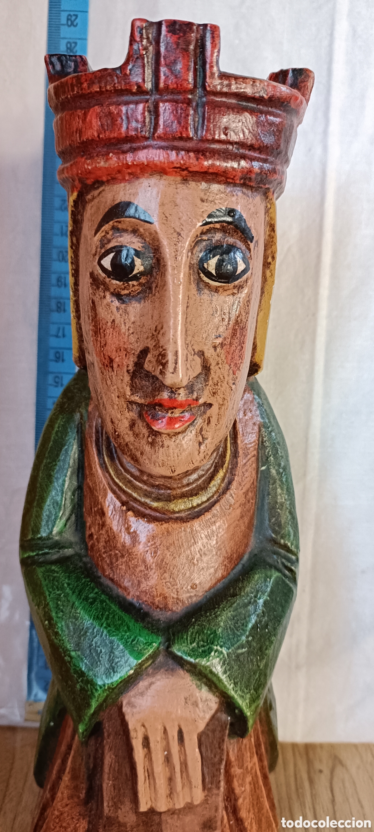 Arte: Figura madera policromada - Foto 6