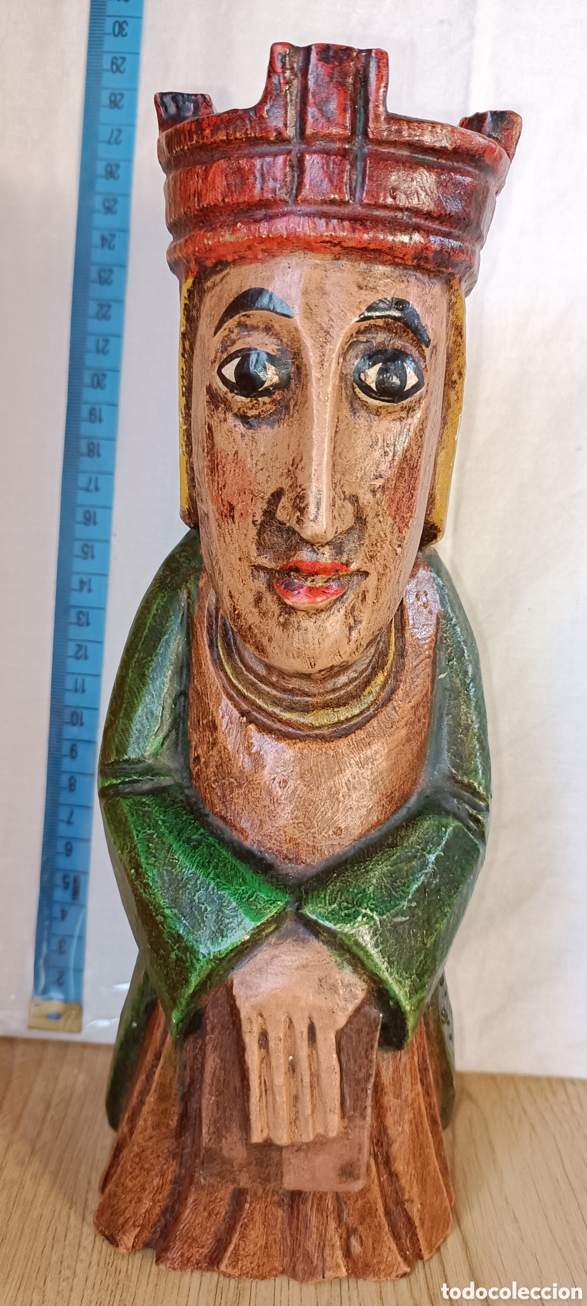 Arte: Figura madera policromada - Foto 1