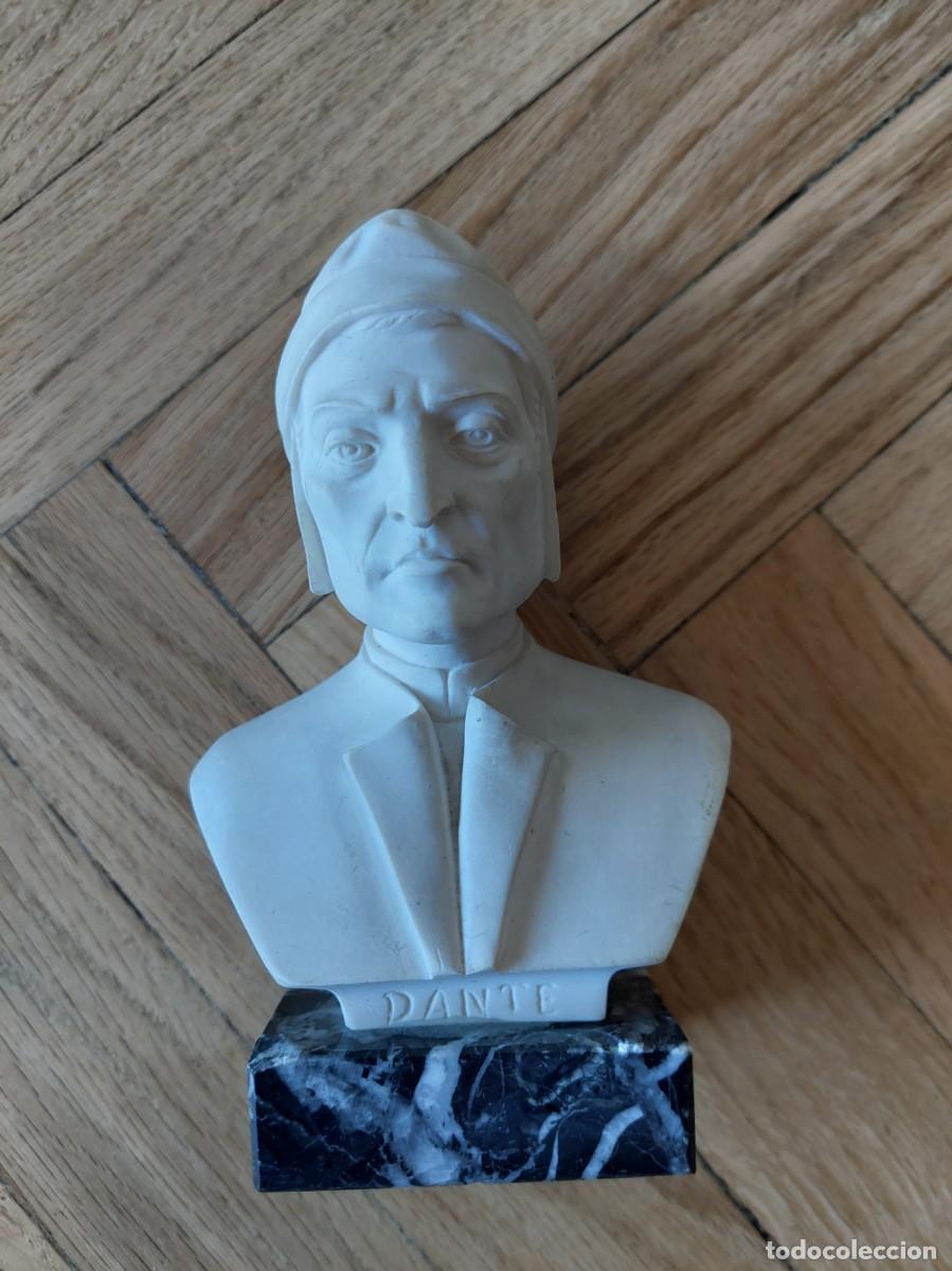Arte: busto Dante yeso - Foto 1