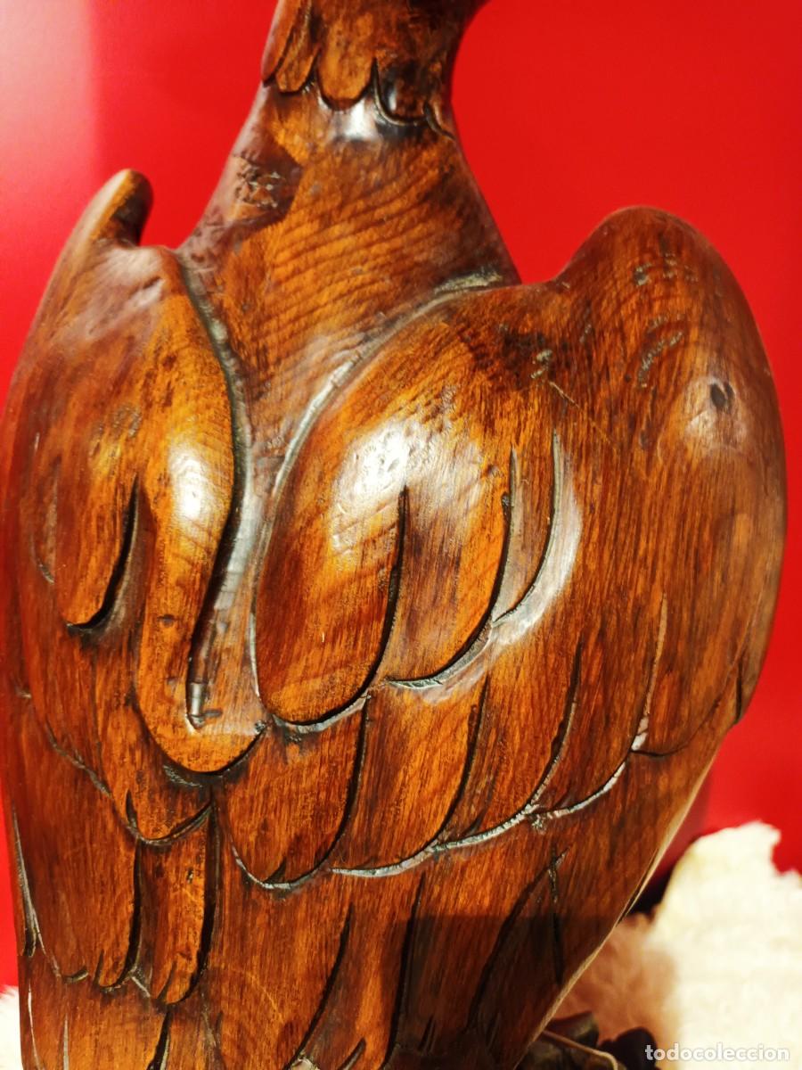 Arte: Talla en madera &Aacute;guila real - Foto 4