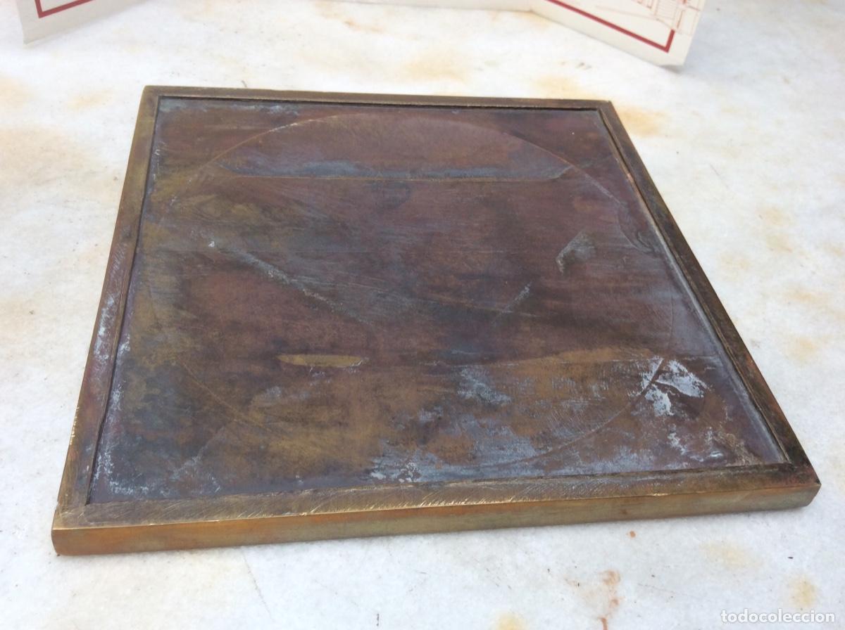 Arte: PLACA BOLSA DE BILBAO EN BRONCE CON TR&Iacute;PTICO EXPLICATIVO - Foto 5