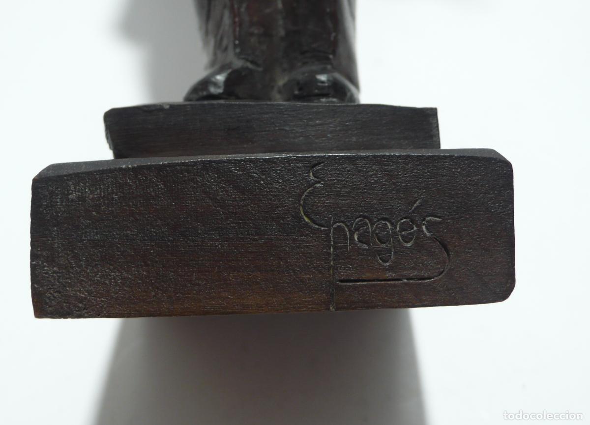 Arte: TRALLA EN MADERA VIOLINISTA - Foto 4